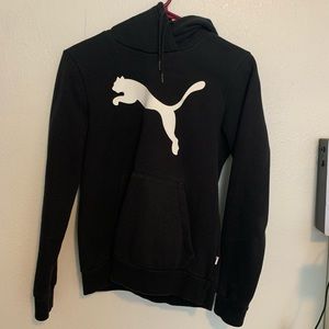 Black puma hoodie